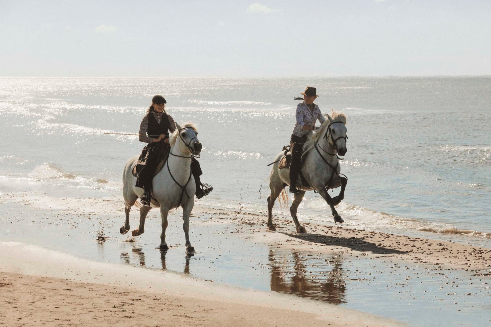 Les Bains Gardians — passeggiata a cavallo tra le saline